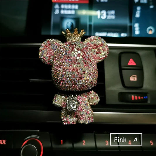 Crown Diamond Bear or heart Car Fragrance