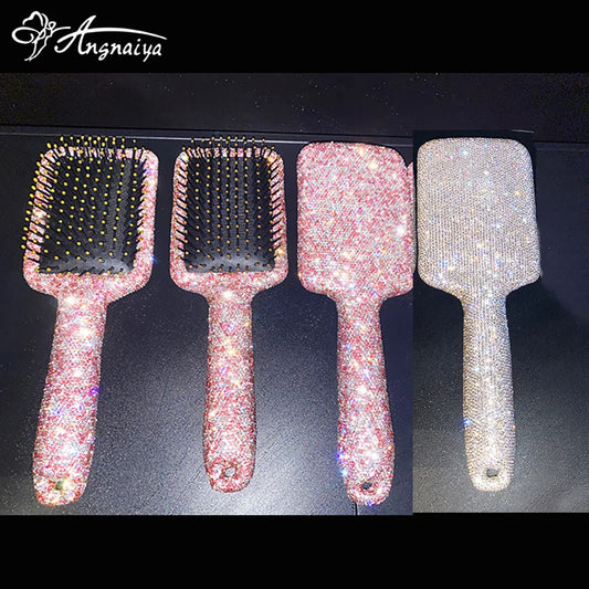 Rhinestone Hair Brush